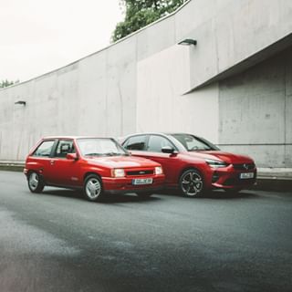 Echoes of the eighties: the spirit of the #CorsaA #GSi has inspired the all-new #OpelCorsa GS line. 
Left or right – you decide! 
#Opel120 #Opel #OpelClassic #carsofinstagram #redhotchillipeppers #smallcar
