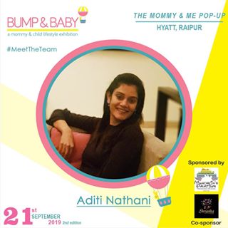 #MeetTheTeam
Aditi Nathani
Residing in Raipur, a qualified company secretary. Since the past 9 years, she has been associated with Global Institute and ICSI Raipur chapter sharing her learning with the forthcoming CA and CS novice. She has also taken up the franchisee of  Kids Age a leading children national newspaper. She is very passionate about painting and an avid believer of Switchwords.
.
.
.
#bumpandbaby #bumpandbabyevents #event #raipur #popup #mommyblogger #kidsmom #childrenwear #festivewear #festive #forkids #newmother #motherandbaby #baby #boys #girls #kidsclothing #kids #children #fun #raipur #popup #child #kidslifestyle #lifestyle #children #kidinstagram #kidbyheart #kidsfun