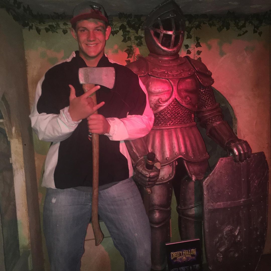 Had fun this weekend at creepy hallow with my sister and dad and couple of other people