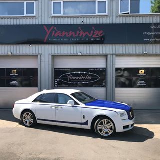  
.
.
.
.
.
Something different... This customers asked us to wrap his Ghost exactly the same as his super yacht so they are twinning ... #yiannimize #wrapking #carwraps #vehiclewrap #lovecars #ghost #rollsroyce #custom
.
.
.
.
Credits: @yiannimize